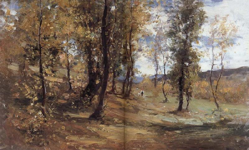 Nicolae Grigorescu Glade in a Forest oil painting picture
